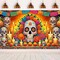Day of the Dead Banner 71x43 Inch Día de los Muertos(Day of the Dead Decor#0012)71"L x 43"W